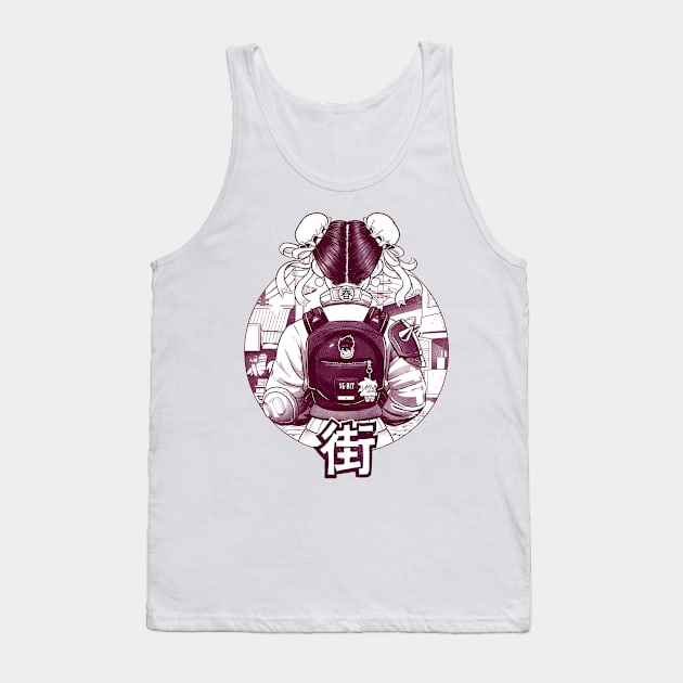 Spring Fighter (Black and White version) Tank Top by BrunoMota